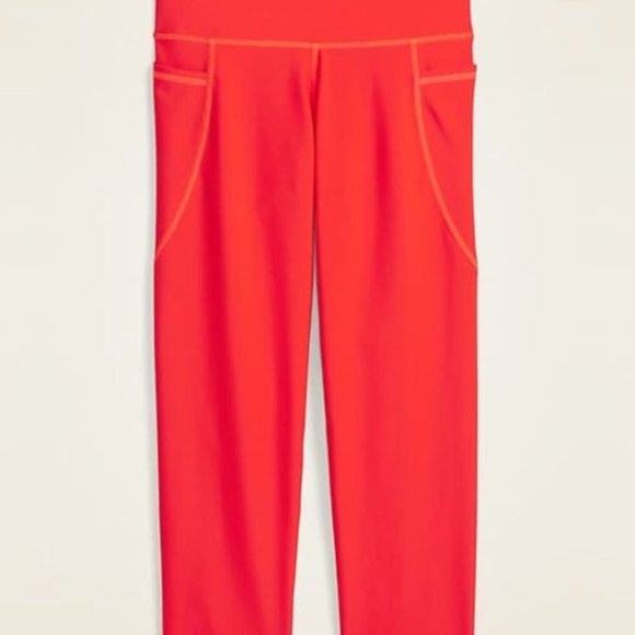 Old Navy High-Waisted Elevate Powersoft Side-Pocket Crop Leggings - Picture 3 of 5